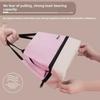 Fashion Color-blocked Double-layer Lunch Bag Fashion Dopamine  Bento Insulated Pack Portable Food Handheld Insulation Bag