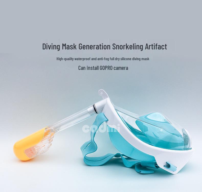 Hot Selling Adult Full Face Anti-Fog Silicone Snorkeling Mask
