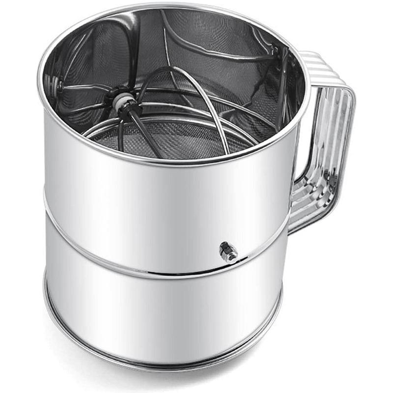 Stainless Steel Fine Mesh Strainer For Pastries Cupcakes Decorate Cakes Equipment
