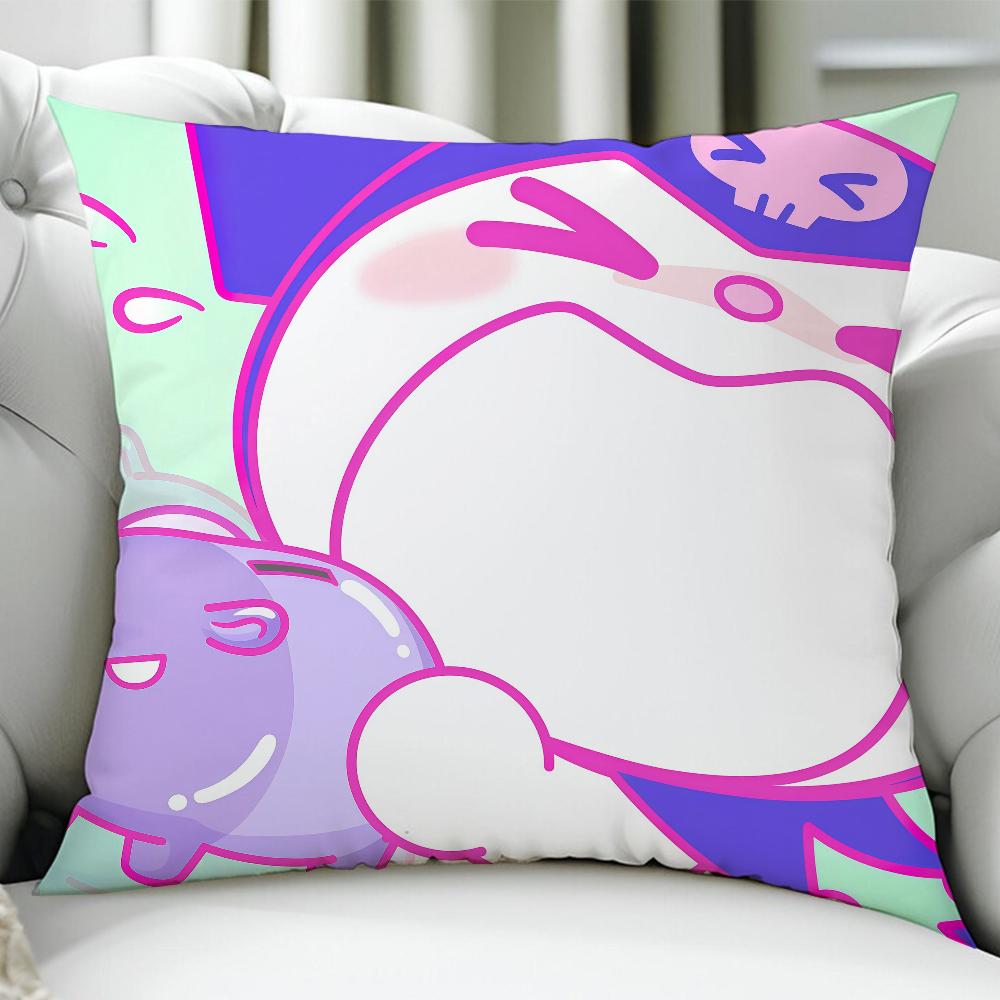 K-Kuromis Cute Cushion Cover Birthday Anniversary Gifts Double Sided Printed Zipper Cushion Cover Soft Skin Bedding