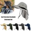 Sun Protection Fisherman Hat Breathable Shawl Hats Fashion Bucket Hat  Outdoor