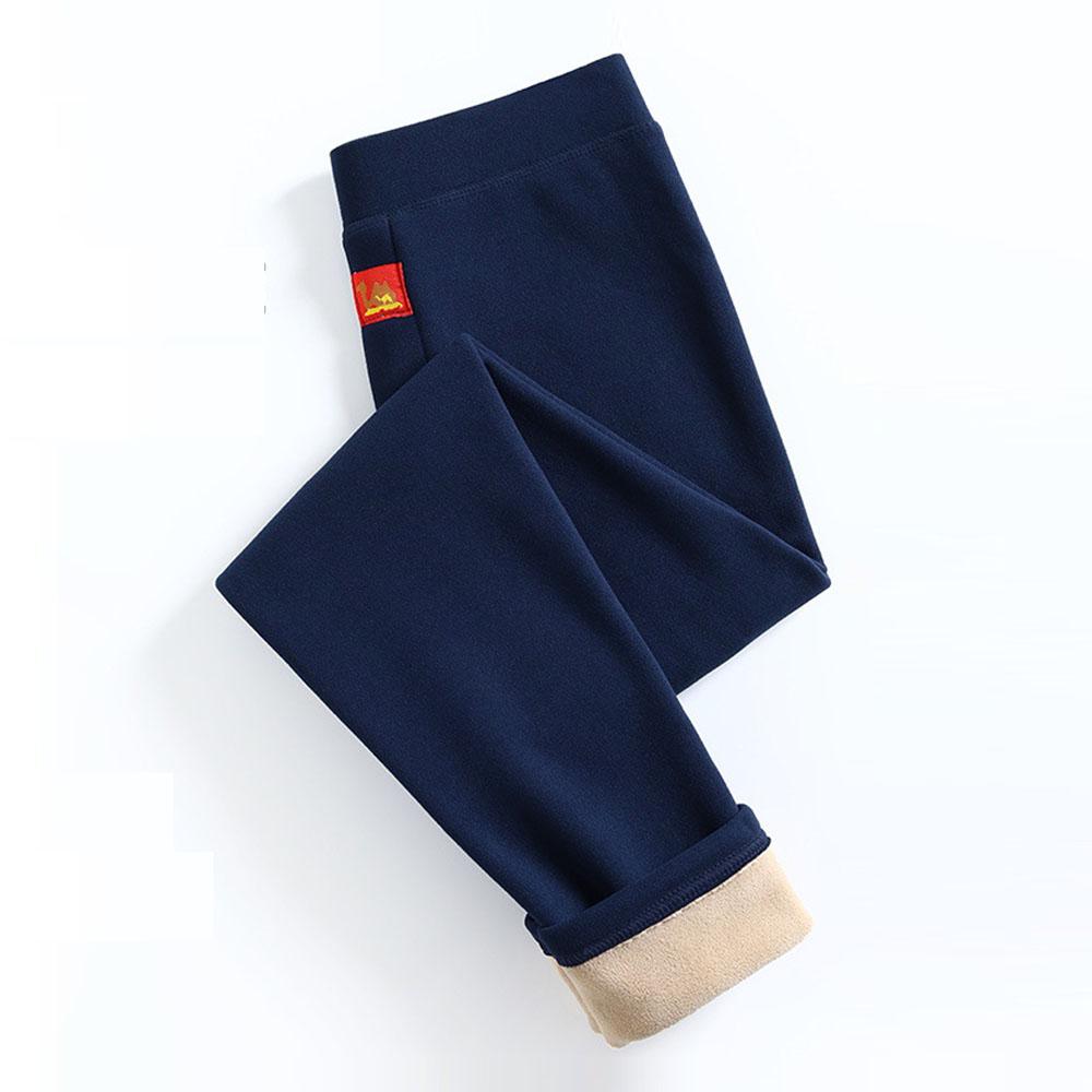 

Чоловічі високоякісні зимові плюс оксамитові легінси Нижня білизна Термічний одяг Штани Відкриті товсті штани M Темно-синій