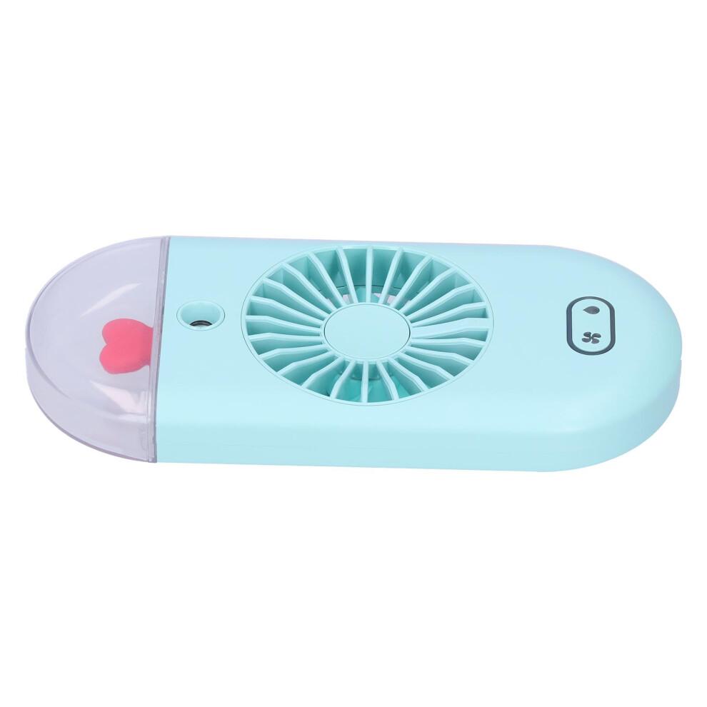 Rechargeable Handheld Fan, Power Bank Fan with Nano Spray Technology, Foldable Desk Fan for Home and Office Use