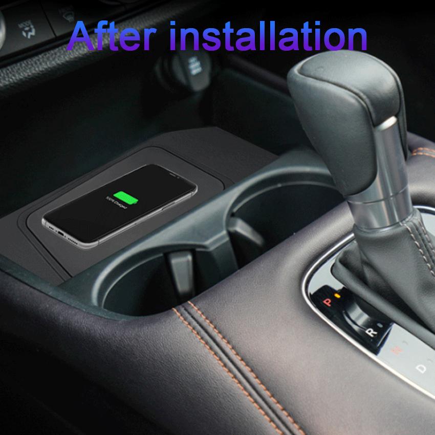 Special Car QI Wireless Charger 15w Fast Charging Plate Phone Holder Wireless Phone Charger For Honda ZR-V ZRV 2025 Accessories