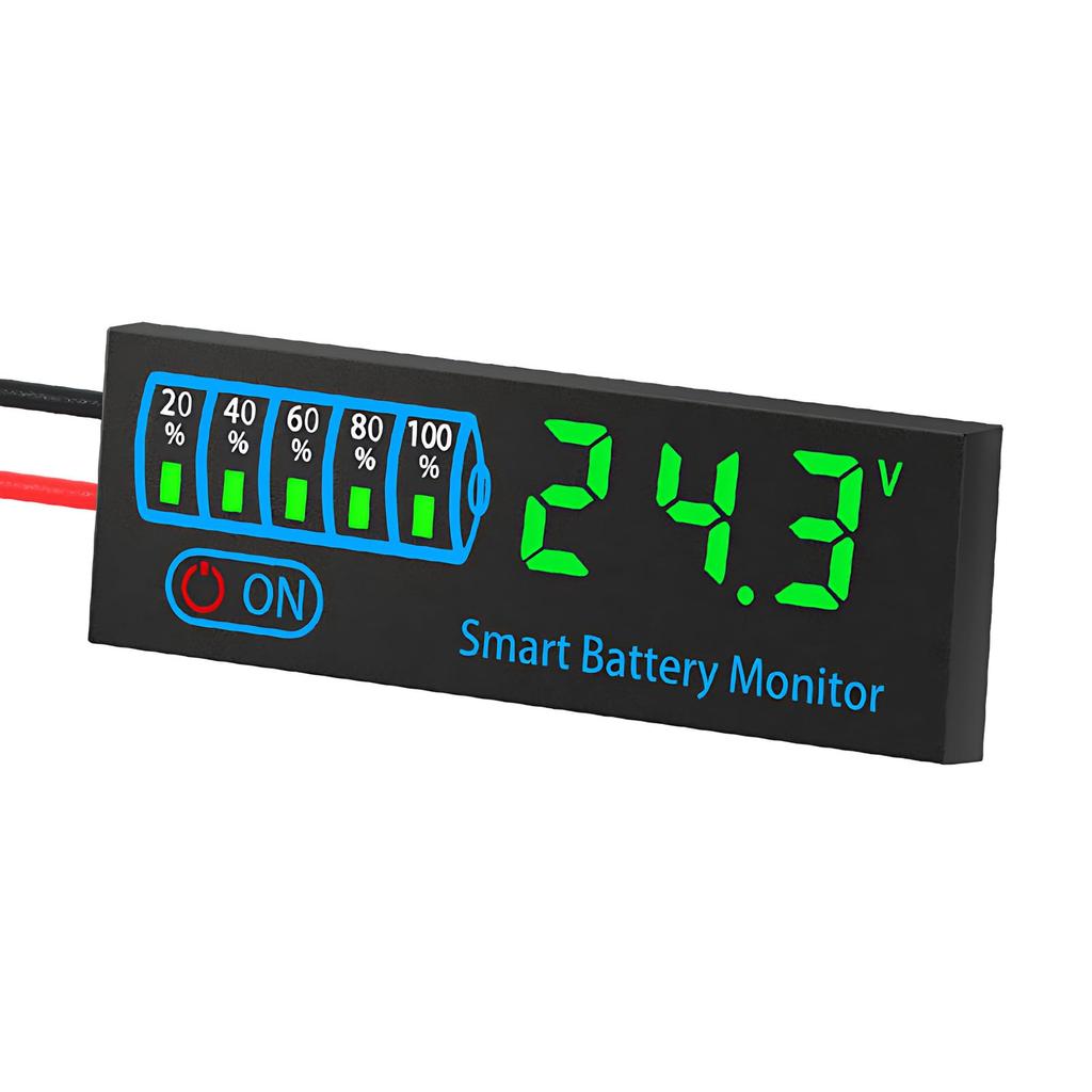 Batteriemonitor, Voltmeter, Spannung, Batteriestand, Digitalanzeige, Kompatibel mit