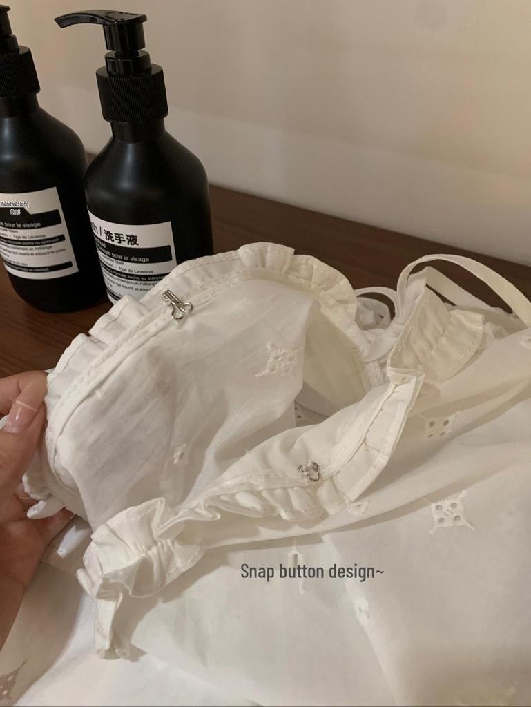 WGWE7806 Elegant French Ruffle Lace Embroidered Long Sleeve Women's Shirt, Autumn/Winter Collection