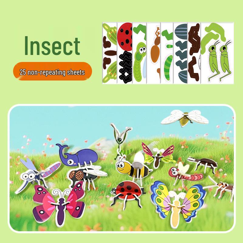 

3D Пазл-конструктор с животными и динозаврами для детей