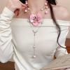 High-end Butterfly Orchid Collarbone Chain Luxury Exquisite Flower Neck Pendant  Versatile