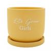 Country Living Lets Grow Girls Ceramic Plant Pot