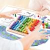 SINGERTOP Multiplication Table Set: Learn Multiplication Tables with Multiplication Cards, Montessori-style Educational Toy, Number Play Game, 1-100 N