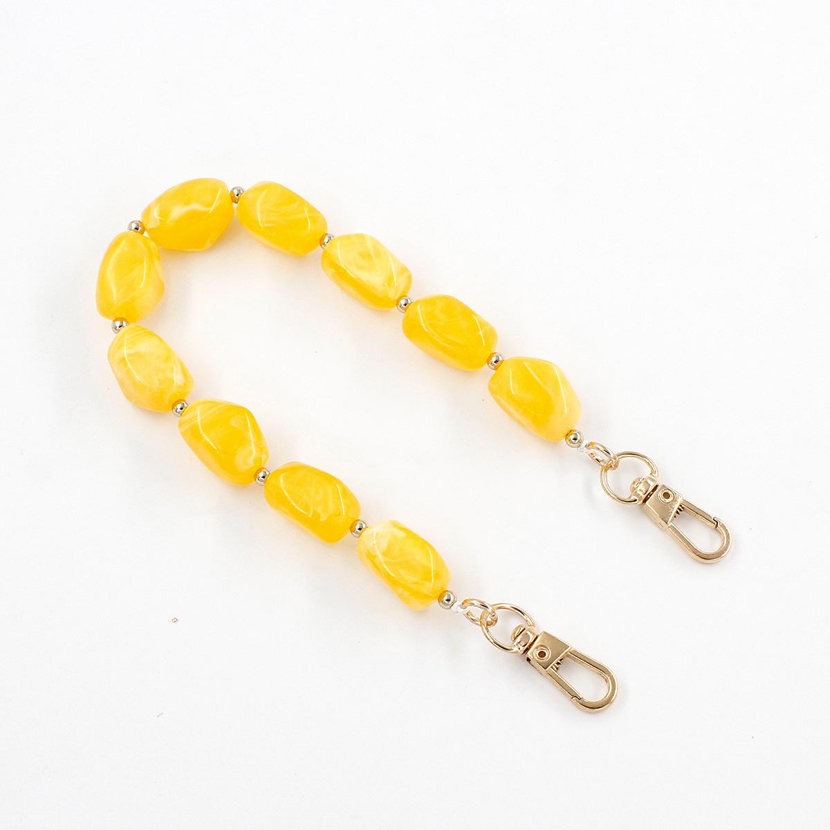 

Сделанная вручную нерегулярная акриловая сумка-цепочка с цветными блоками - DIY аксессуар