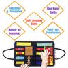 Çocuk Montessori Oyuncakları Bebek Meşgul Panosu Bebek Toka Fermuar Düğme Bağcıklı Eğitim Aracı Oyuncaklar Küçük Çocuklar İçin Duyusal Gelişim Oyunu