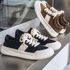 Fashion Men's 2025 Spring New Fashion Trend Casual Shoes Mesh Breathable Thick Soled Shoes Sports Comfortable Non slip Chunky sneakers