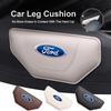 Car Knee Cushion Leather Trapeze Pain Relief Comfort Leg Support For Focus Mk2 Mk3 Mk4 Fiesta Ranger Mondeo S-MAX Kuga