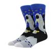 Unisex Malerei Stil Astronaut Mann Socken Baumwolle Harajuku Bunt Vollsocken Damen Weltraum Streetwear 1 Paar Größe 38-46