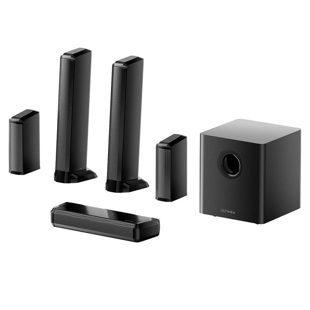 Ultimea Apollo S70 Ultra 7.1-kanałowy odłączany soundbar, zestaw głośników z subwooferem, dynamiczne oświetlenie
