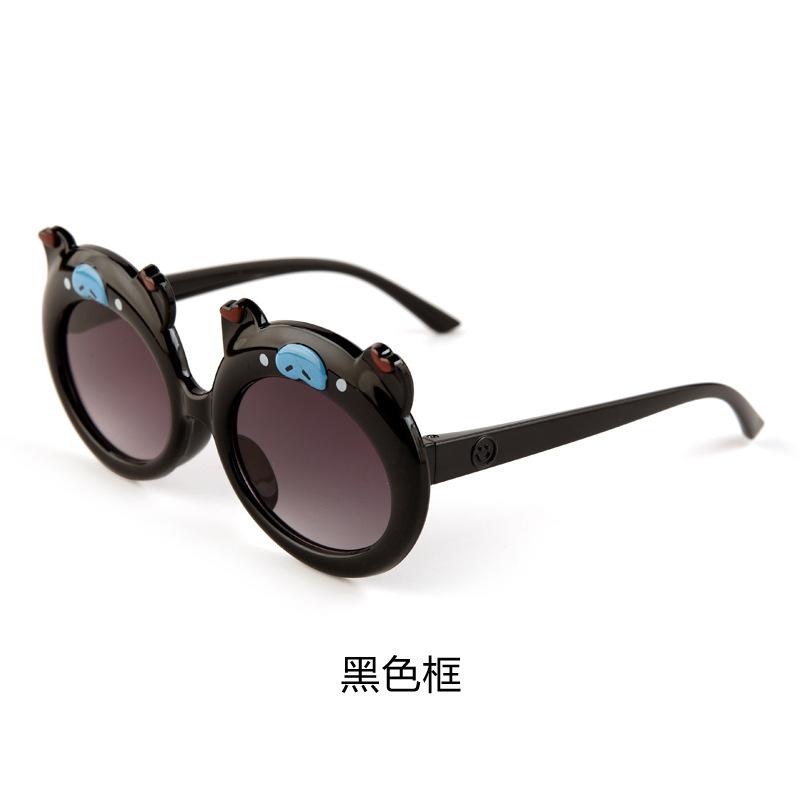 Children's sunshade UV protection sunglasses boys and girls baby cute cartoon piggy sunglasses trend