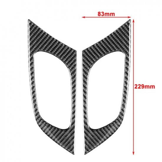 For Honda Civic 9th 2012-2015 Interior Door Handle Cover Trim Carbon Fiber Car