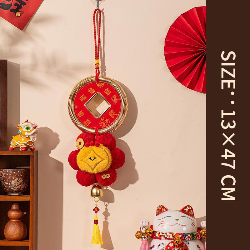 Year of Horse Hanging Ornament with Tassel Chinese New Year 2026 Door Hanging Ornaments Spring Festival Party Pendant