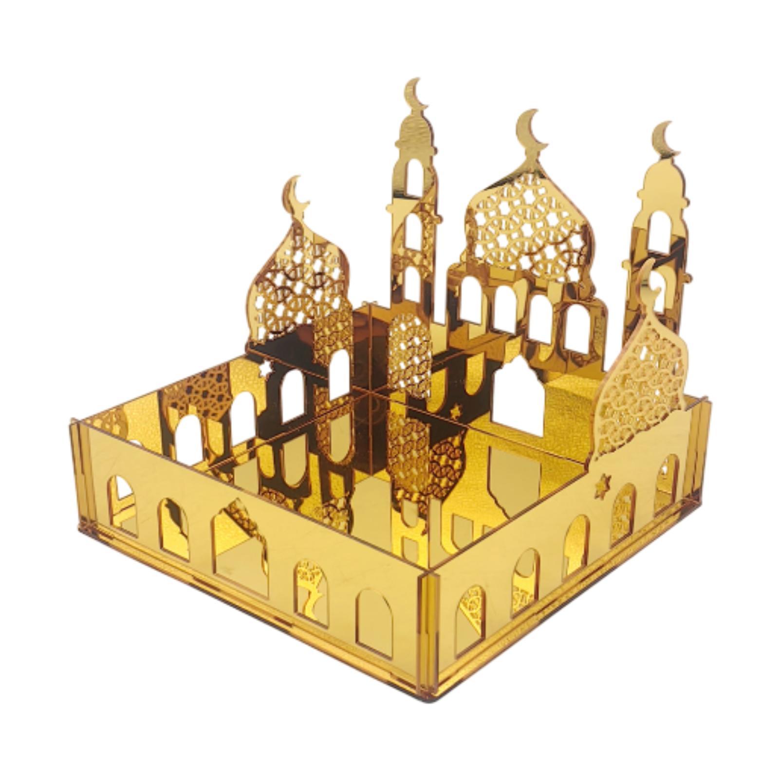 

Ramadan Tray Holder Ramadan Decor for Party Supplies Anniversary Gatherings золотой