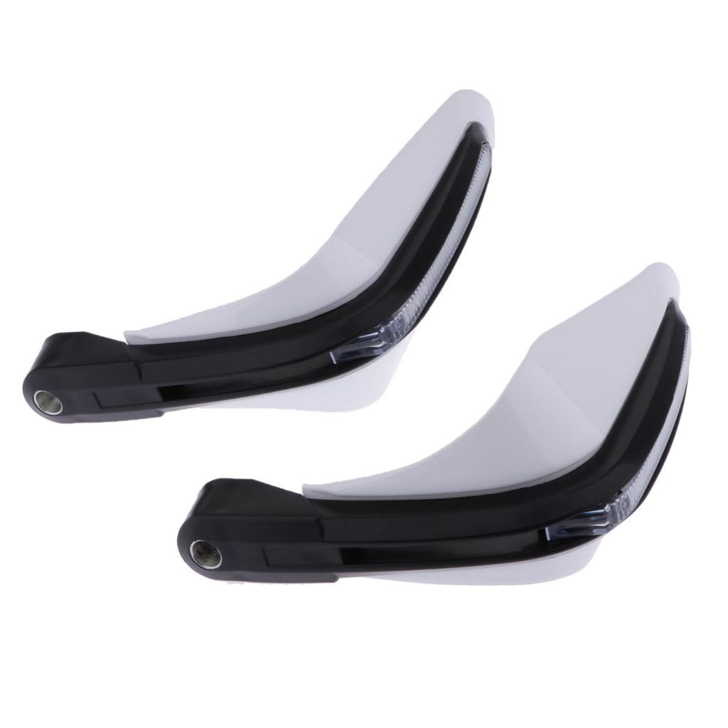 Universal Motorcycle Hand Guards Plastic LED Handlebar Protection Safety Equipment for Motorbike Accessories