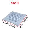 1PC Square Plaid Cushion with Ties 16x16" Seat Cushion Floor Cushion for Indoor Outdoor Dining Room Garden Patio Home & Office