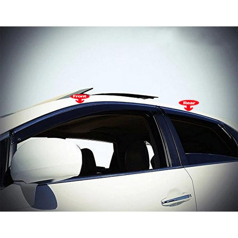 Rain & Sun Visor Shields for 2009-2018 Toyota Venza – Decorative Weather Protection Accessories