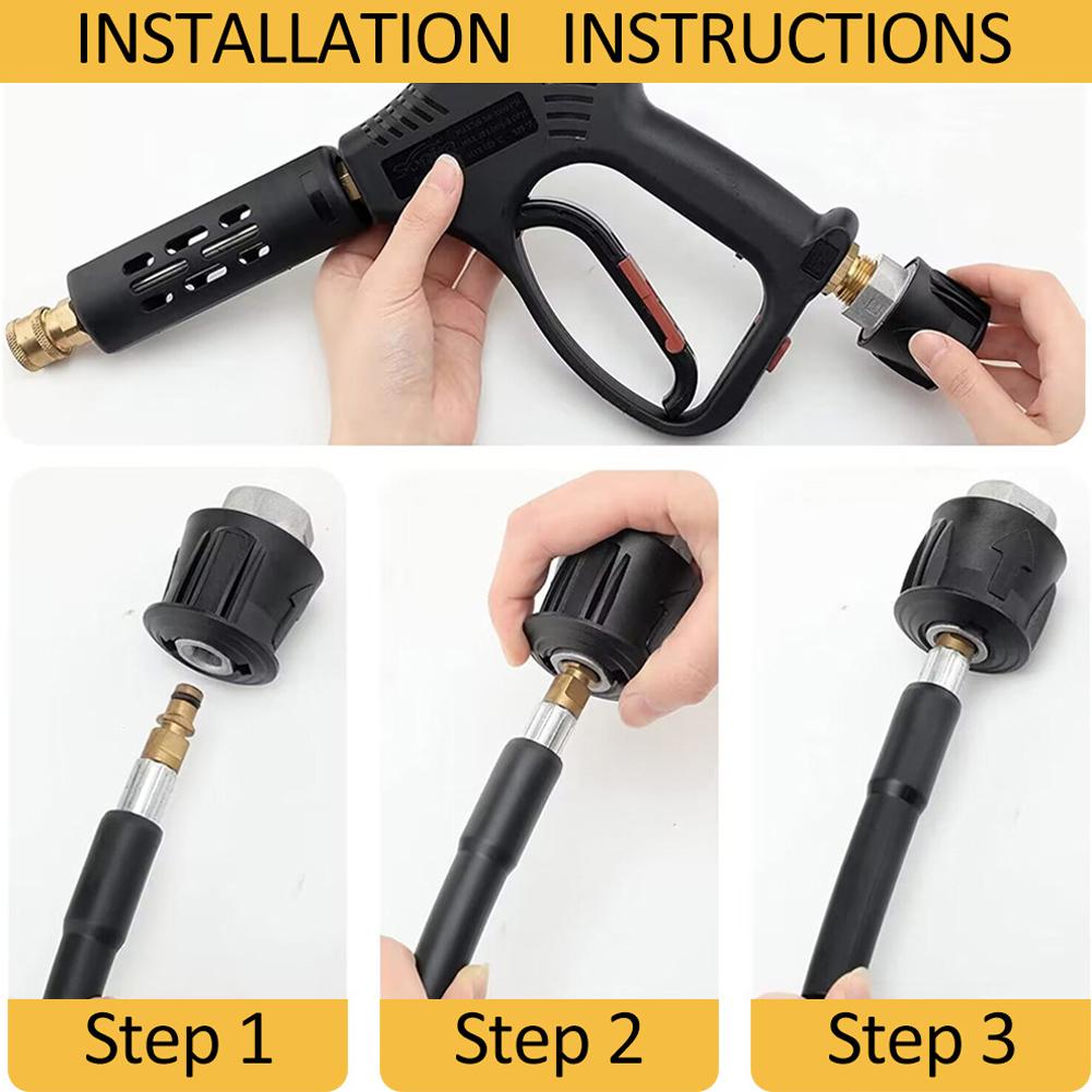 1PC Cleaning Machine High Pressure Water Pipe Conversion Joint For Karcher /Bosch/Nilfisk/Lavor With Pressure Pipe Connector