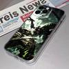 Coque de téléphone peinte A-Alien Vs Predator pour iPhone 17 16 Pro Max 15 14 13 11 12 Mini Xs X Xr 7 8 Plus Se Housse transparente