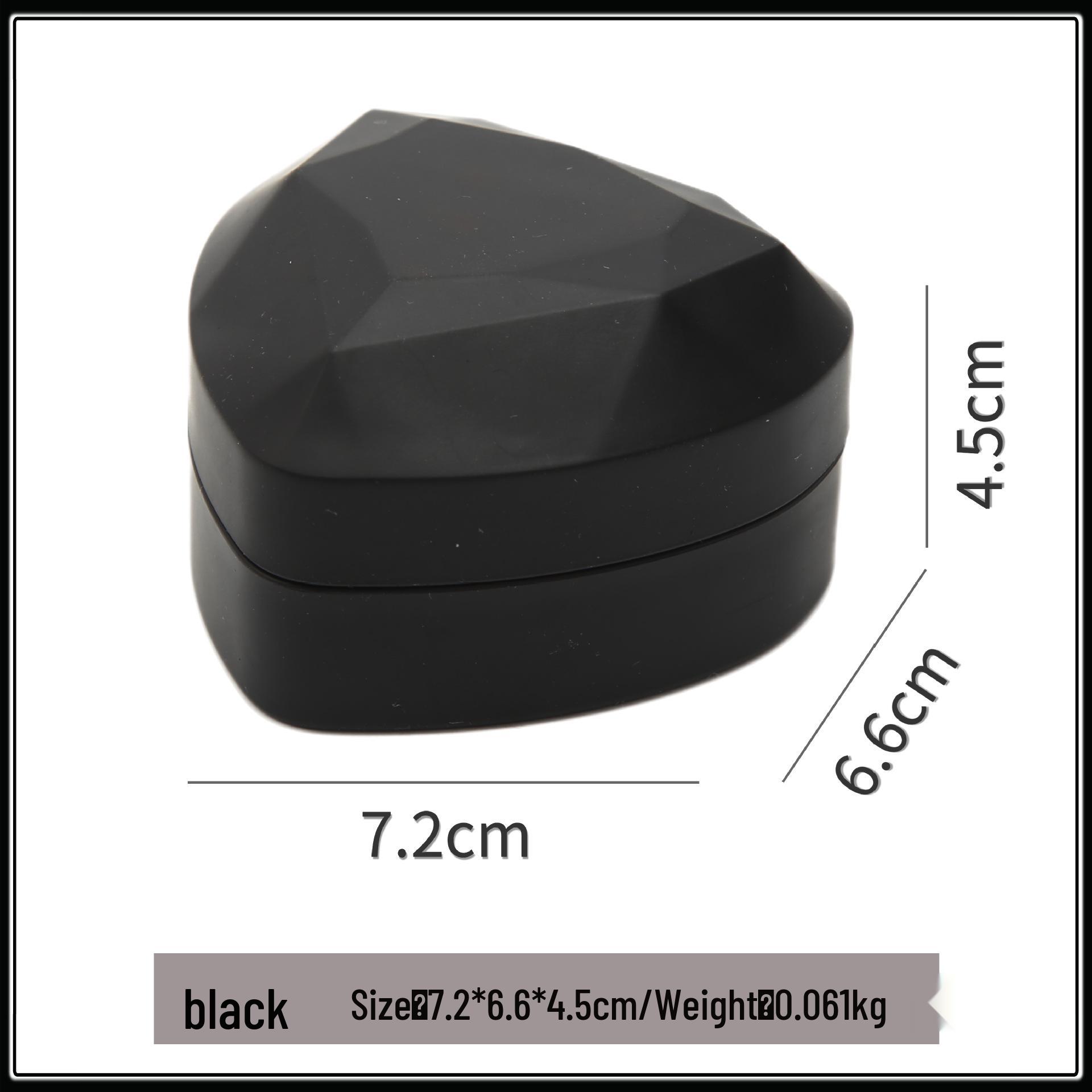 

Светящаяся шкатулка для драгоценностей в форме сердца: Высококлассная витрина для помолвочного кольца и светящегося ожерелья