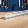 400mm Length T Track With Scale Aluminum Alloy Woodworking Slider Tool  For Table Saw Jigs