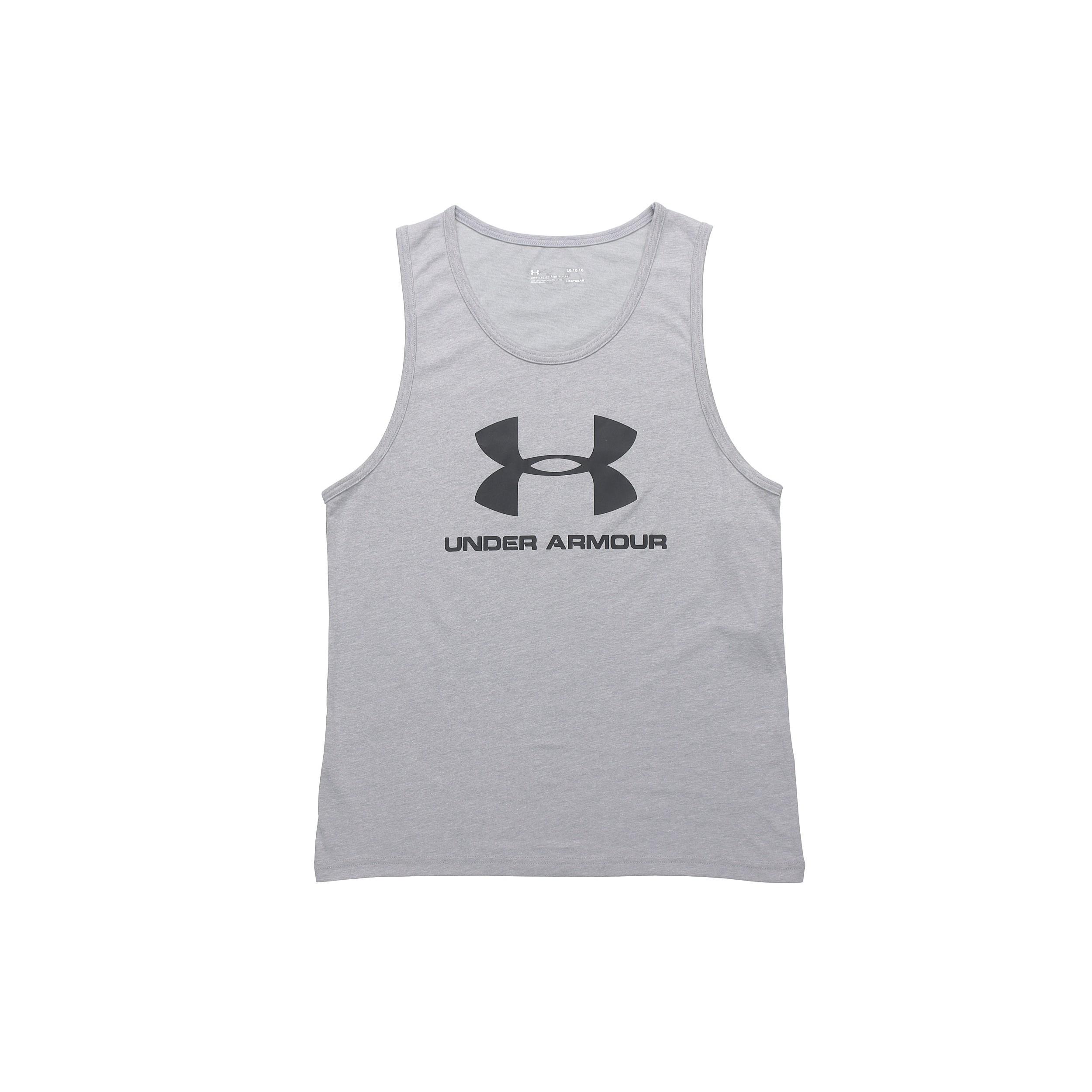 Under Armour Training Graphics Tank Tops Steel Grey Men s 1329589-036 M