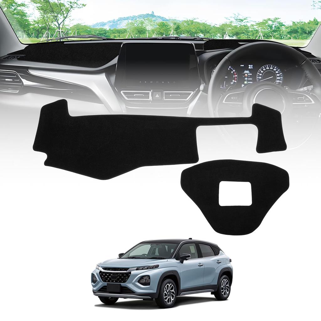 CARVANTA Fronx Dashboard for Suzuki Series 2024 Sun Reduces and Prevents Deterioration Fiber Set of 1 Mat/Cover WD/WE (October - Present) -