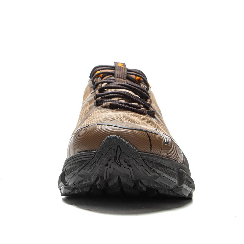 New LiNing CF Tracing, Xinglan Cushioning Lightweight Rebound Low top Hiking Shoes Unisex Brown Cocoa Brown AHTV027-1