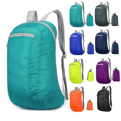 Cross-border Foldable Lightweight Travel Backpack, Large Capacity, Printed Logo, Outdoor & School Use
