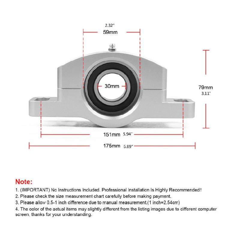 Anti-deformation Aluminum Bearing for Carrier Durable ATV Parts for Polaris RZRS