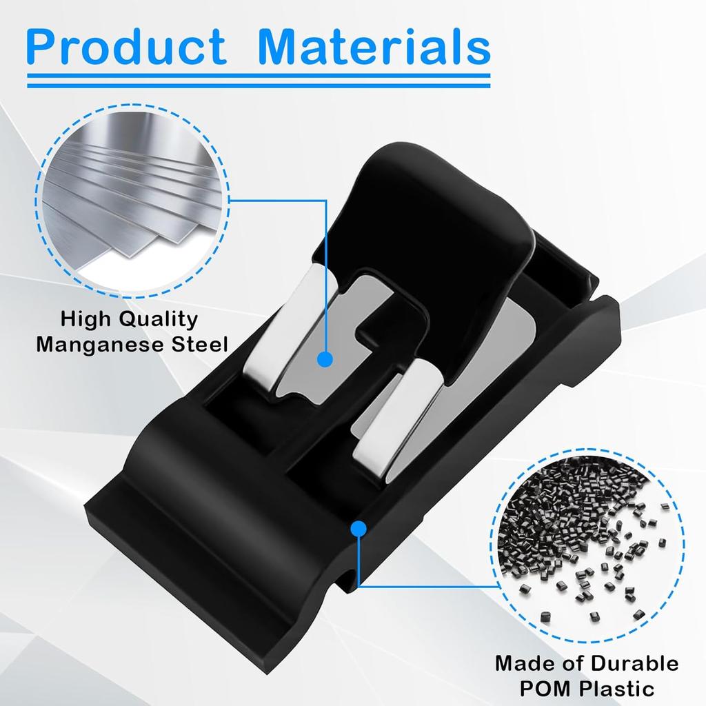 Fuel Door Spring Clip, Gas Tank Door Spring for To-yota 2001-2012 RAV4, 2007-2016 Yaris, 2007-2016 Yaris, 2003-2008 Corolla, for L-exus ES350 GS350