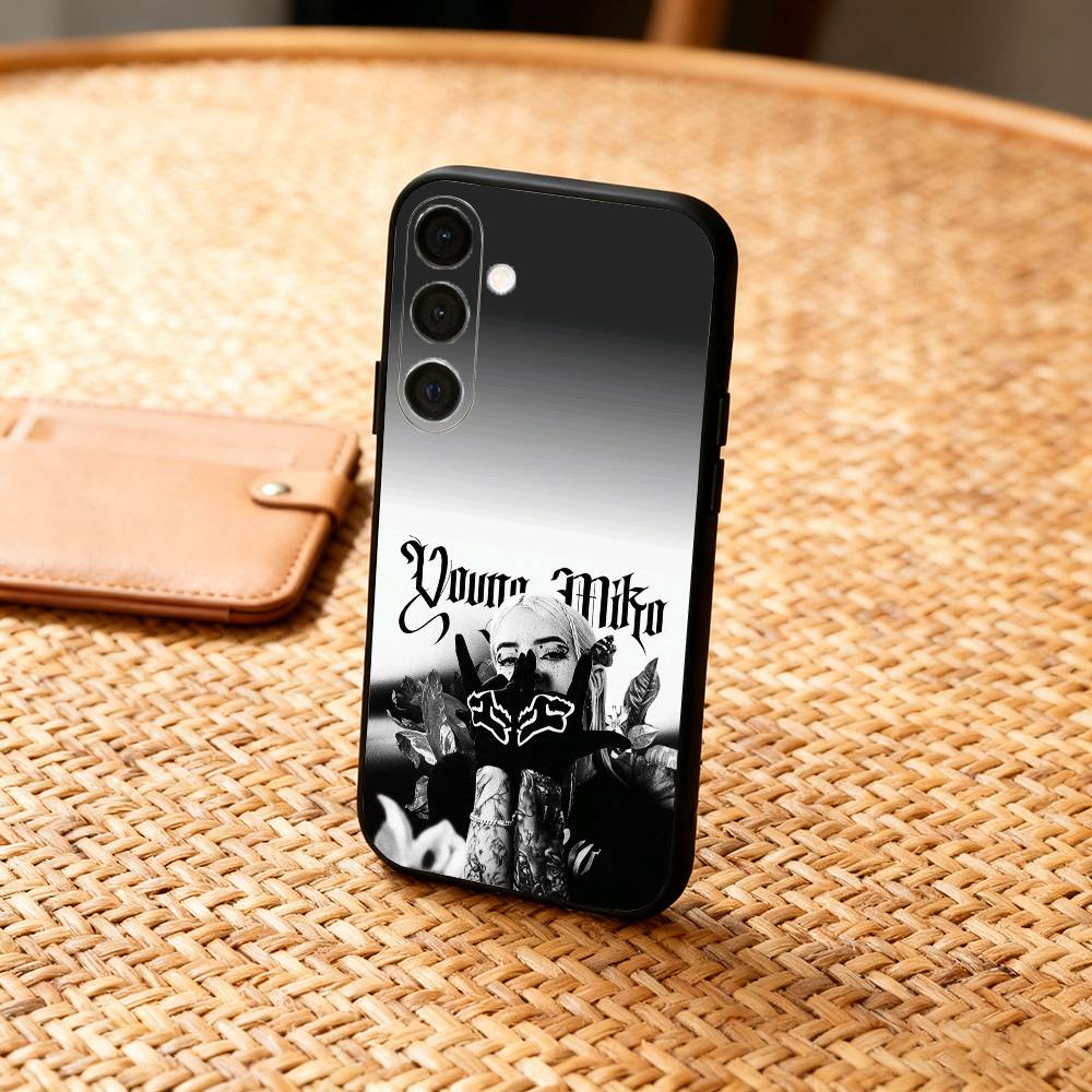 

C-Cool Young M-Miko Singer Phone Case For Samsung A73,72,71,A52,51,40,41,A22,A32,31,A13, Soft Black Shell Samsung a51 4g