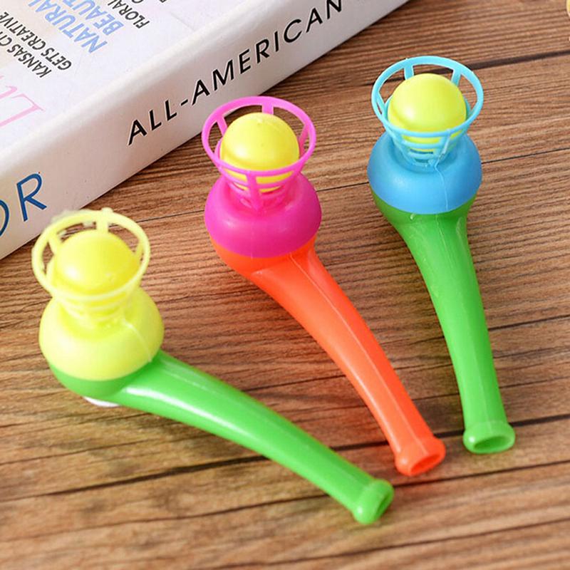 3Pcs Magic Floating Ball Game Kids Gift Toys Blow Pipe Balls For Party Game