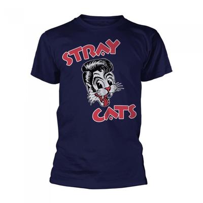 Stray Cats Unisex Adult Logo T-Shirt