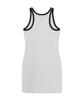 Emelbi Women'S Basic Ringer Ribbed Sleeveless Dress Nym (White)