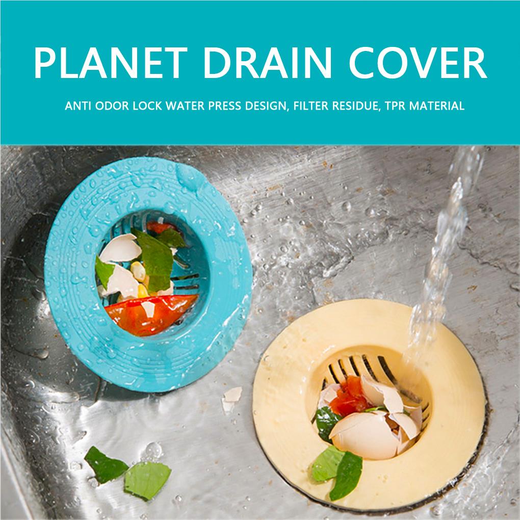 Kitchen Sink Stopper Bathroom Hair Catcher Flexible Shower Anti Blocking