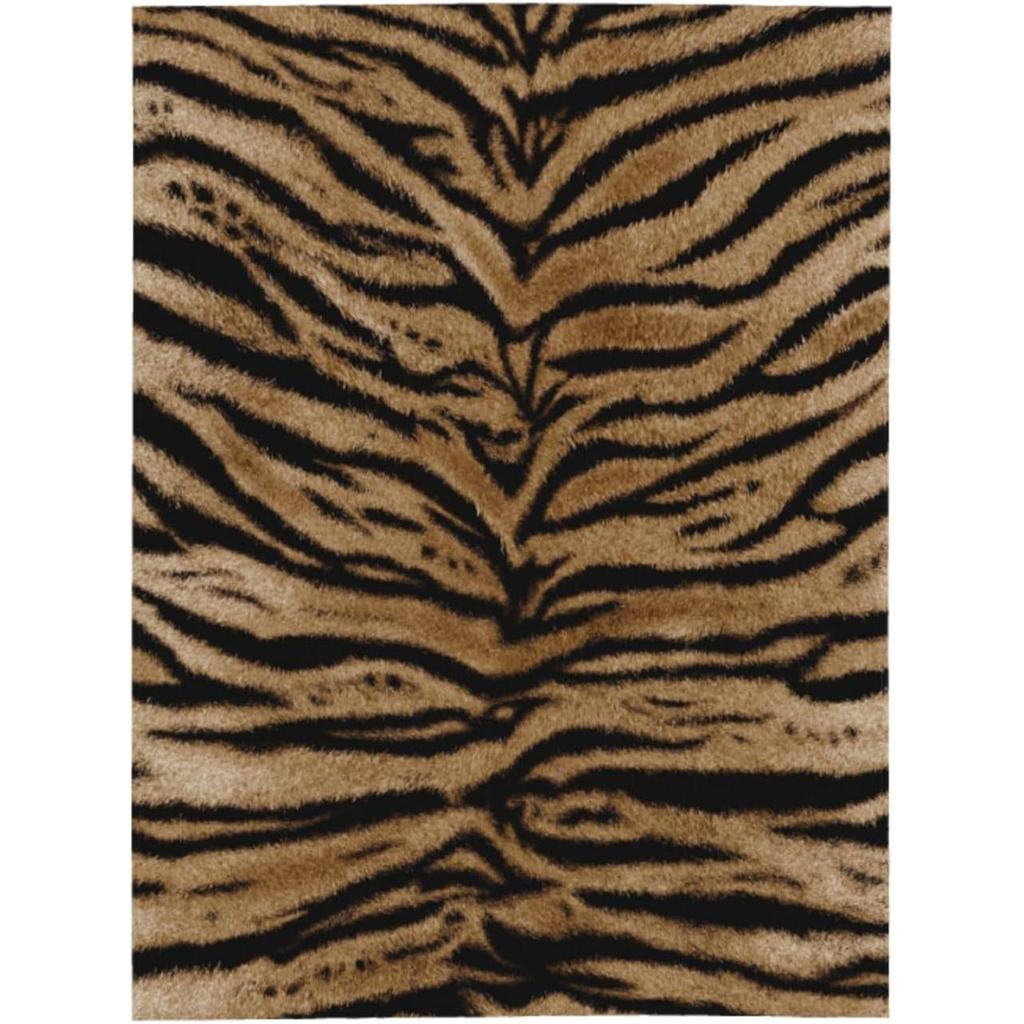 Tigerprint Kuscheldecken Ganzjahres Ultra Weiche Warme Fleece Decke für Zuhause Bett Sofa Couch Stuhl Outdoor Reisen Camping 40x30
