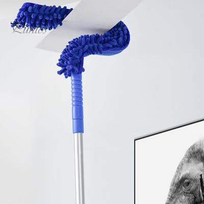 Plafondventilator Reinigingsborstel met 140cm/170cm Lange Handgreep Verstelbare Lengte Flexibele Ventilatorblad Stofverwijderaar