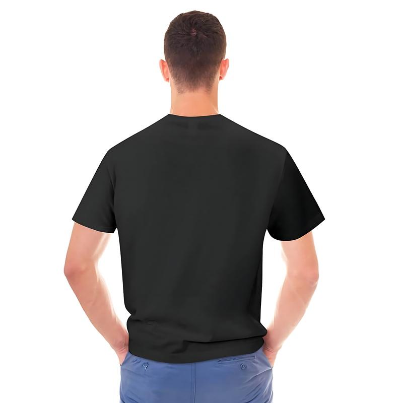 Adorable Lemon Team Graphic Tee - Charming Cartoon Lemon And Leaf Pattern, Casual Round Neck Shirt for Men, Comfortable And Breathable Material,