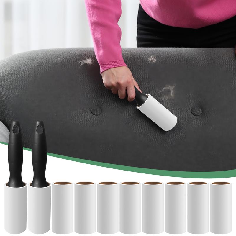 Dog Hair Remover Lint Remover Hand Tools with 2 Handles 60 Sheets Each Portable Cleaner Catcher for Pet Hair Removal supplies