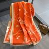 New tower imitation cashmere thermal scarf women's winter double-sided thickened student thermal scarf large shawl