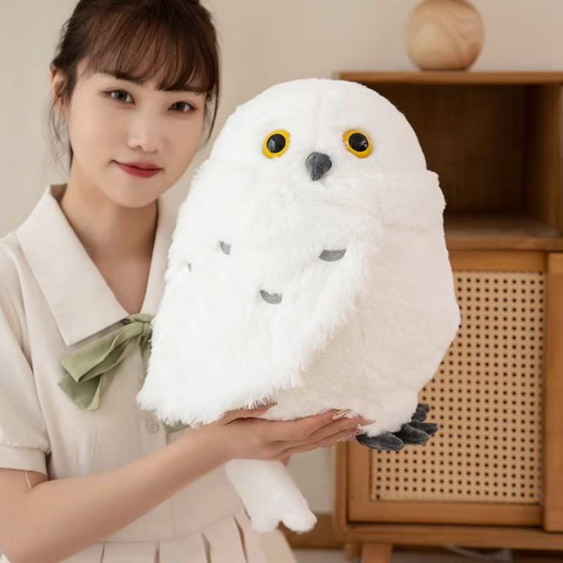 30/36cm Owl Doll Simulation Plush Toy Handmade Doll Cartoon Anime Cute Pillow Cushion Home Decoration Children's Birthday Gift D