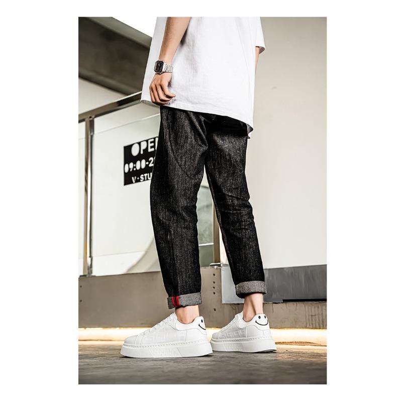 Men‘s Shoes Breathable White Shoes Men Student Versatile Thick-Soled Sports Shoes Casual Board Shoes Spring Men‘s Shoes.