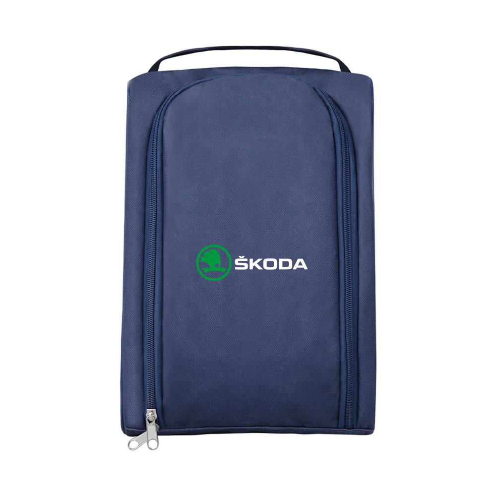 Car Emblem Shoes Organizer Storage Bag Stowing Accessories MV97 Auto Styling For Skoda Octavia VII Superb Rapid Fabia Yeti Kodiaq S